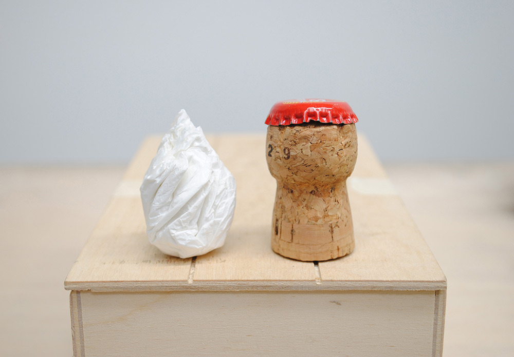 Stephen Cummings, Arrangement with Paper and Cork, 2010