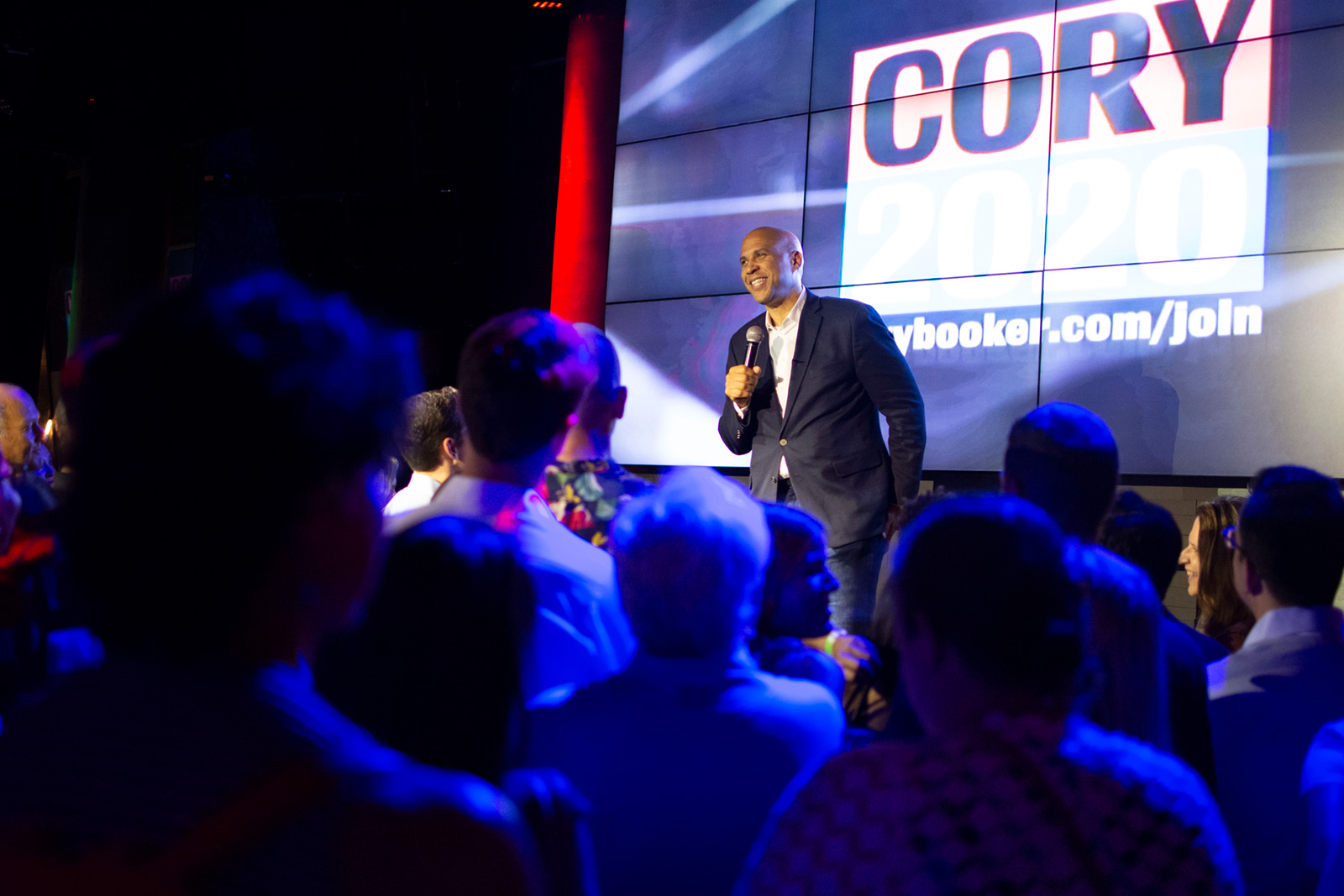 Stephen Cummings, Cory Booker in New York, 2019